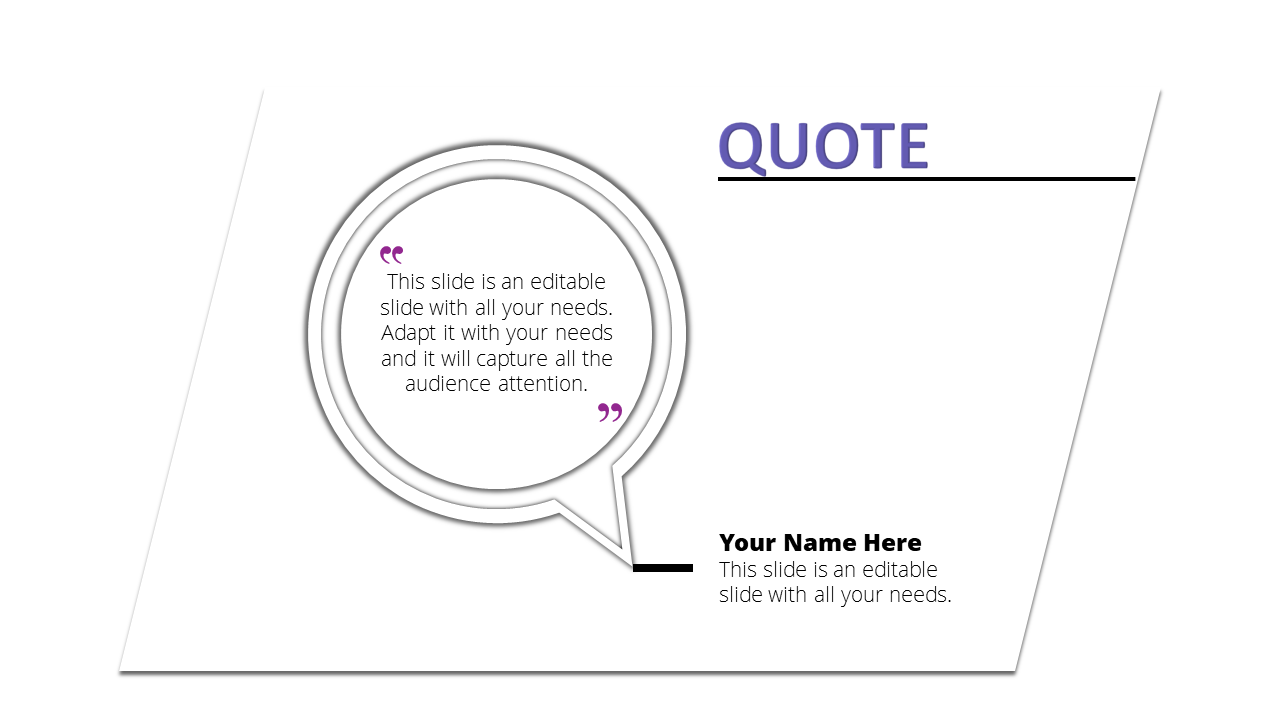powerpoint quote template-State Powerpoint Quote Template